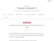 Tablet Screenshot of kootenaytransgender.com